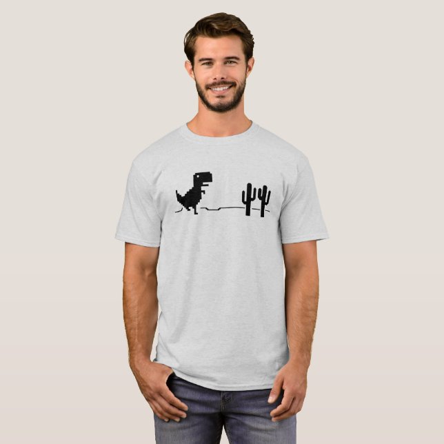 Chrome Dino T-Shirt (Front Full)