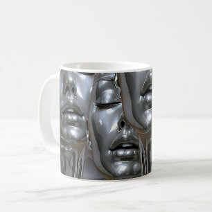 Chrome Face Cascade Coffee Mug