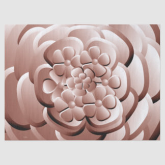 Chrome Flowers - Copper Tissue Paper