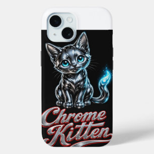 Chrome Kitten  " Kapow" Iphone15 case