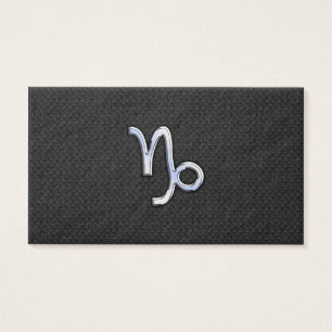 Chrome like Capricorn Zodiac Sign on Snake style