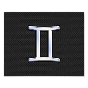 Chrome Like Gemini Zodiac Sign