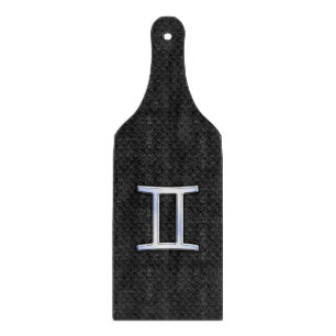 Chrome Like Gemini Zodiac Sign Cutting Board