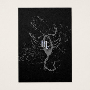 Chrome like Scorpio Zodiac Sign on Hevelius Decor