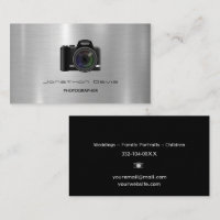 Chrome Metal Design Photography Camera