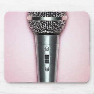 Chrome Microphone Mouse Mat