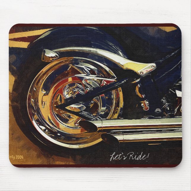 Chrome Mouse Mat (Front)