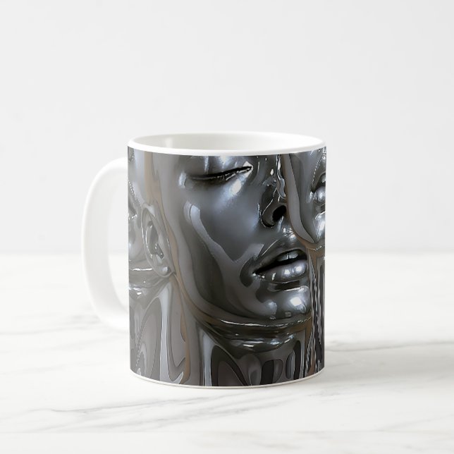 Chrome Overlap Dreams Coffee Mug (Front Left)