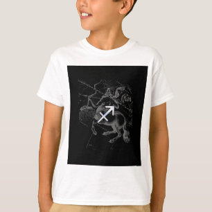 Chrome Sagittarius Zodiac Sign Hevelius circa 1690 T-Shirt