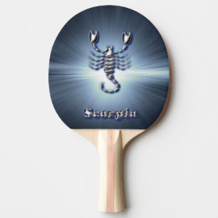 Chrome Scorpio Ping Pong Paddle