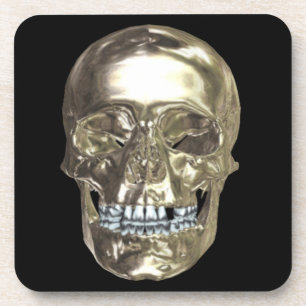 Chrome Skull Coasters