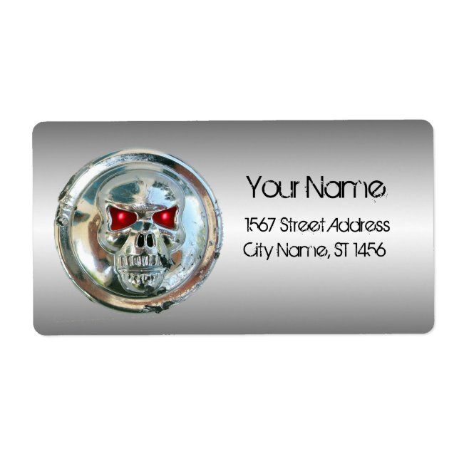 CHROME SKULL ON THE STEEL (Front)