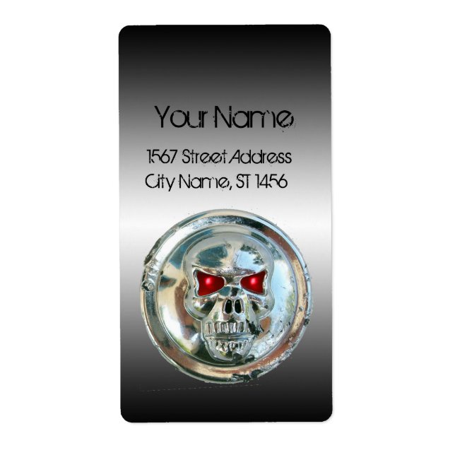 CHROME SKULL ON THE STEEL (Front)