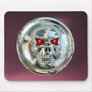 CHROME SKULL , Purple Amethyst Mouse Mat