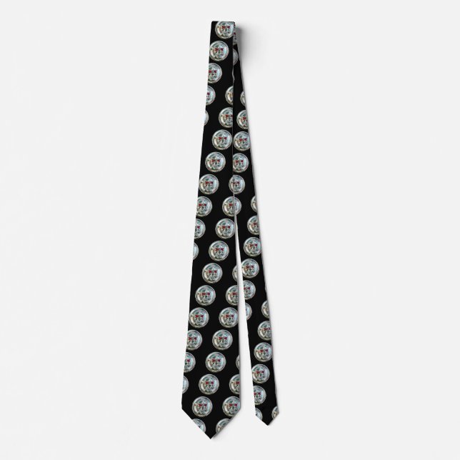 CHROME SKULL TIE (Front)