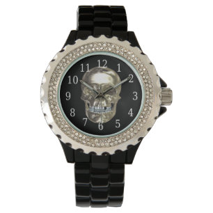 Chrome Skull Watch