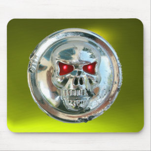 CHROME SKULL , Yellow Topaz Mouse Mat