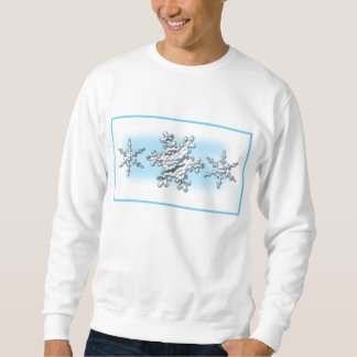 Chrome Snowflakes Sweatshirt-baby blue Sweatshirt