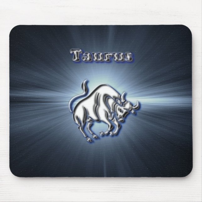 Chrome Taurus Mouse Mat (Front)