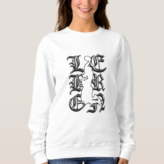 Chrome The King Lebron, basketball Sweatshirt (Front)