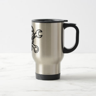 Chromeboy Cross-Wrenches Travel Mug