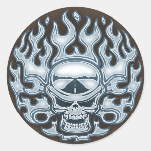 Chromeboy -WF Classic Round Sticker