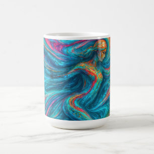 “Chromisca” - Fluid Enchantress Portrait Coffee Mug