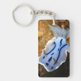 Chromodoris willani Rectangle (double-sided) Keych Key Ring