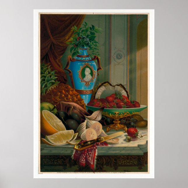 Chromolithographs Still life prints 1910 (Front)