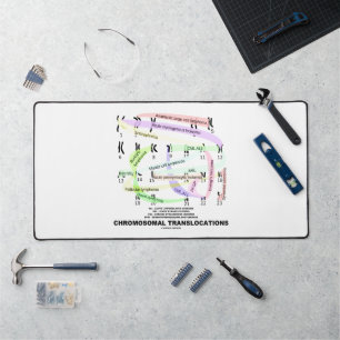 Chromosomal Translocations Karyogram Desk Mat