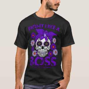 Chronic Acute Pain Awareness fight like a boss T-Shirt