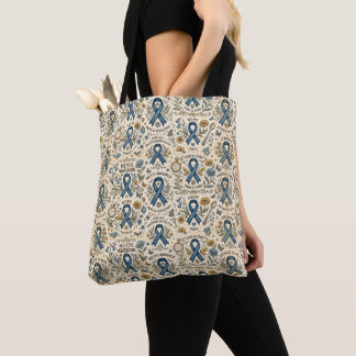Chronic Fatigue ME/CFS Warrior Tote Bag