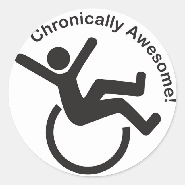 Chronic Illness Awareness Products Classic Round Sticker (Front)