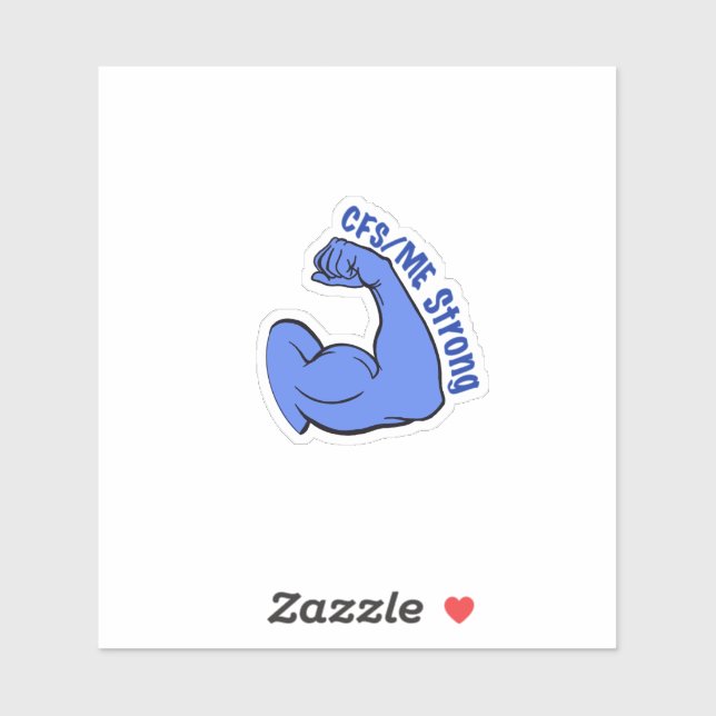 Chronic Illness Awareness & Support Sticker CFS/ME (Sheet)