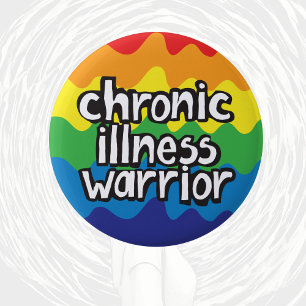 Chronic Illness Warrior buton badge