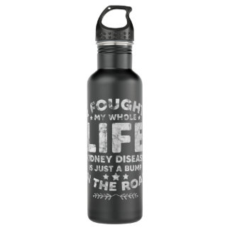 Chronic Kidney Disease Awareness Green Ribbon CKD  710 Ml Water Bottle