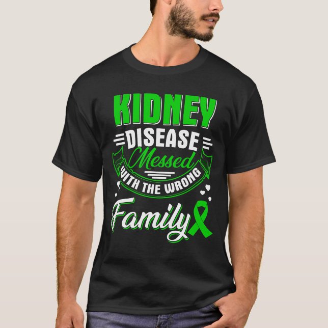 Chronic Kidney Disease T-Shirt - CKD Awareness_ful (Front)