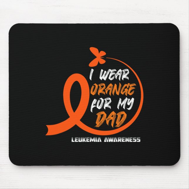 Chronic Leukaemia Her Fight Is My Fight Leukaemia  Mouse Mat (Front)