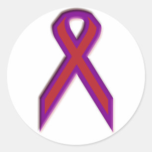 Chronic Migraine Awareness Ribbon - Sticker