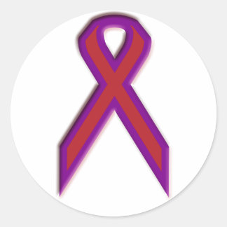 Chronic Migraine Awareness Ribbon - Sticker