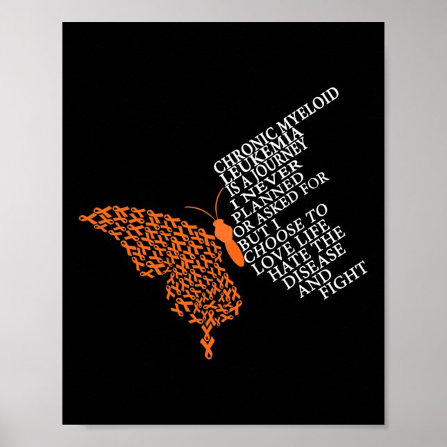 Chronic Myeloid Leukaemia Warrior  Poster (Front)