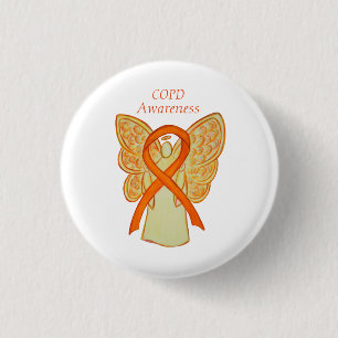 Chronic Obstructive Pulmonary Disease Ribbon Pin