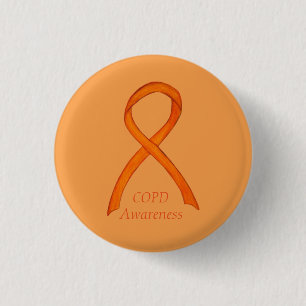 Chronic Obstructive Pulmonary Disease Ribbon Pin