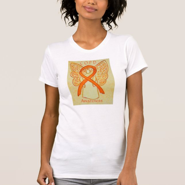 Chronic Obstructive Pulmonary Disease Ribbon Shirt (Front)