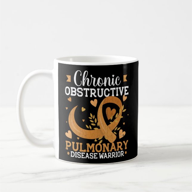 Chronic Obstructive Pulmonary Disease Warrior Copd Coffee Mug (Left)