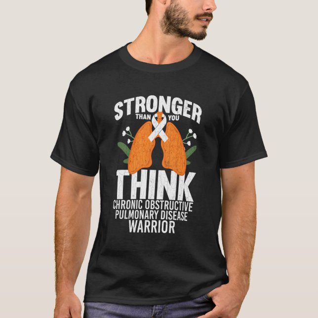 Chronic Obstructive Pulmonary Disease Warrior Copd T-Shirt (Front)