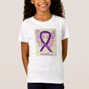 Chronic Pain Awareness Ribbon Angel Custom Shirt