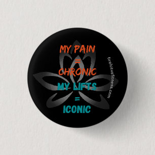 Chronic pain badge - lifting