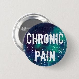 Chronic Pain Customizable Galaxy Identity 6 Cm Round Badge