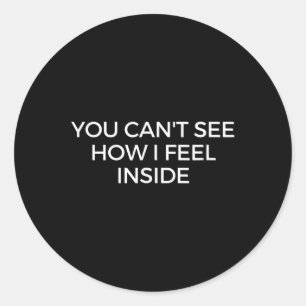 Chronic Pain, Invisible Illness And Mental Health Classic Round Sticker